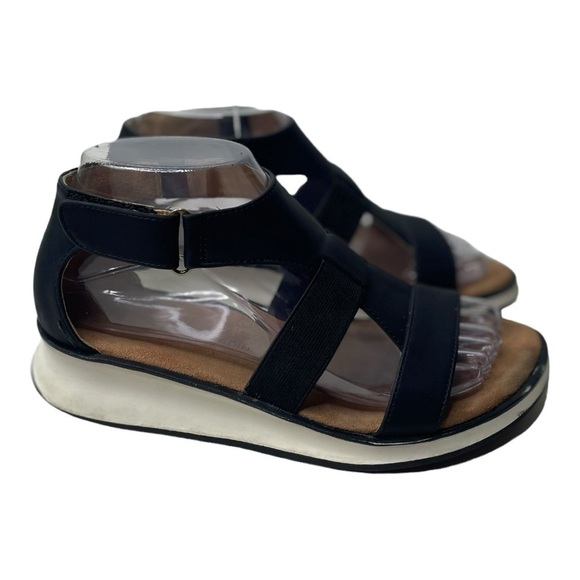 Adrienne Vittadini Women’s Mabelle Black Sport Sandals - Picture 4 of 9